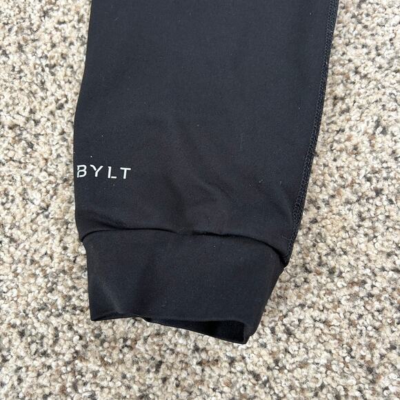 BYLT Elite Men's Jogger Pants Size Small Black Zip Pockets Drawstring Gym - Picture 9 of 9